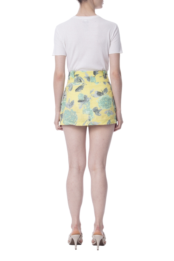 Shorts Curtos Linho Estampado - DG32552 Animale
