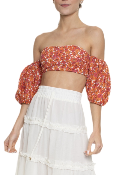 top cropped ombro a ombro