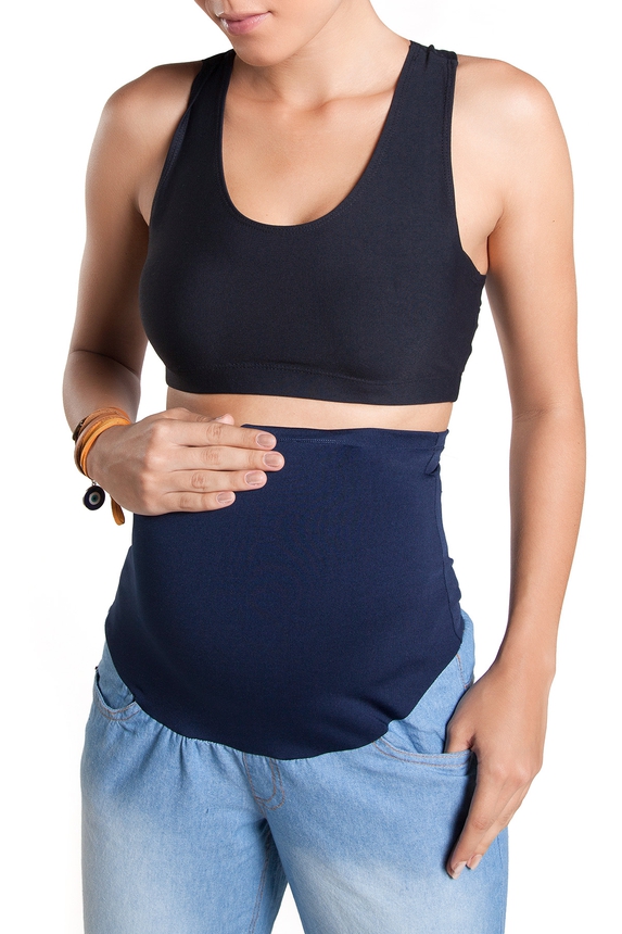 Top Malha Preto Para Gestante - DG72595 Bump Box