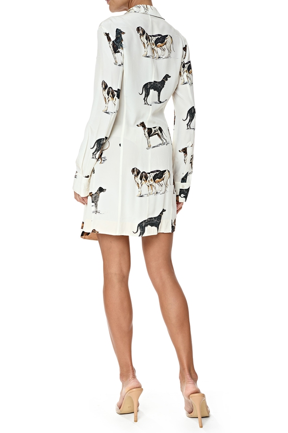 Vestido Curto Crepe Estampado - DG76489 Stella McCartney