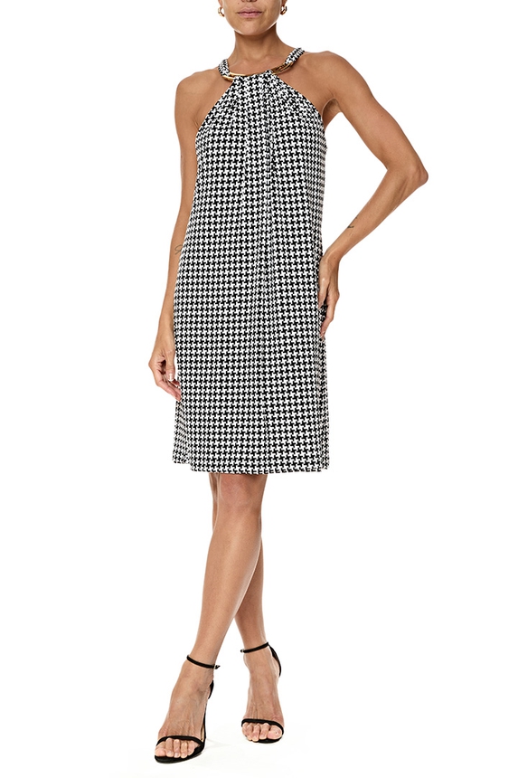 Vestido Curto Crepe Estampado - DG76789 Michael Kors