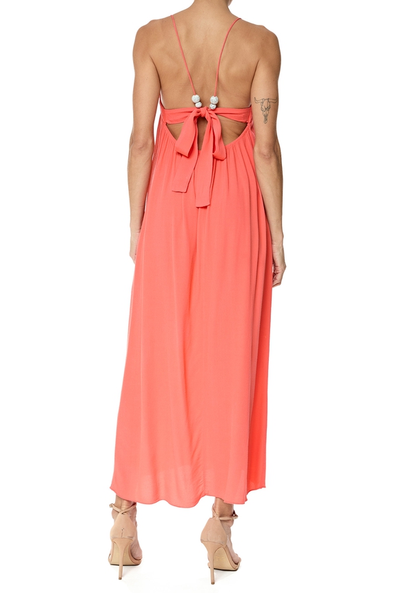 Vestido Curto Crepe Laranja - DG55031 Animale