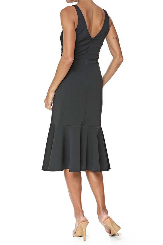 Vestido Curto Crepe Preto - DG76543 Essential Collection