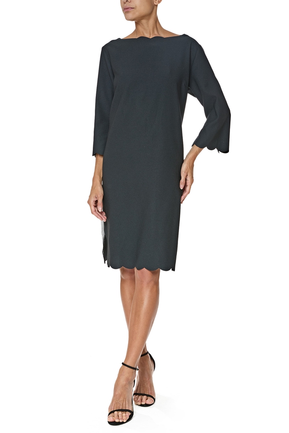 Vestido Curto Crepe Preto - DG76600 Annexe