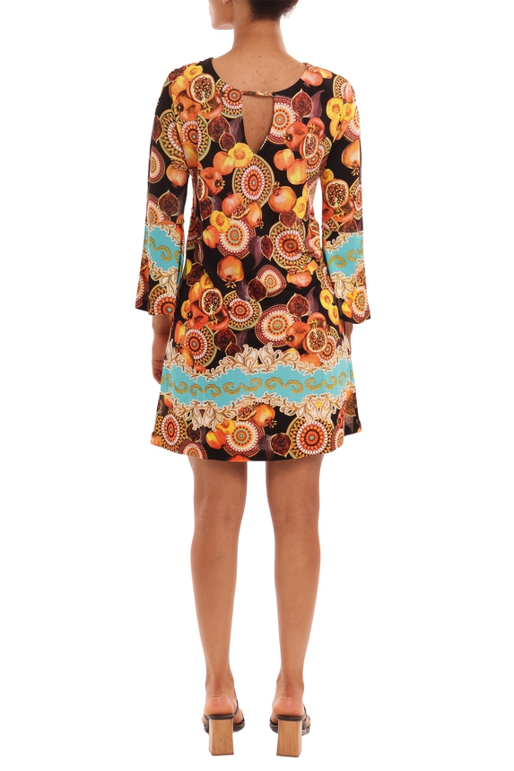 Vestido Curto Viscose Estampado - DG36144 Animale