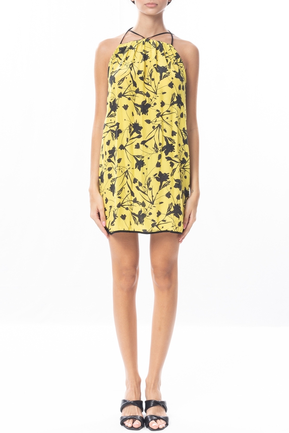 Vestido Curto Seda Estampado - DG38454 Animale