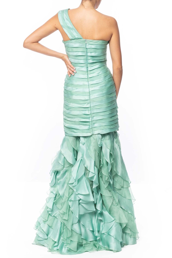 Vestido Longo Seda Verde - DG40969 Di Bella