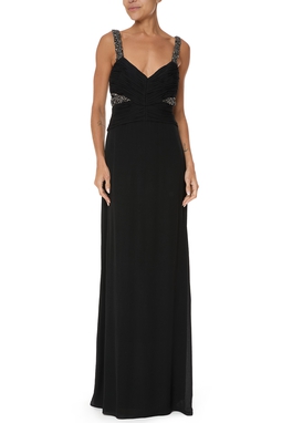 Vestido Longo Alça Preto HM