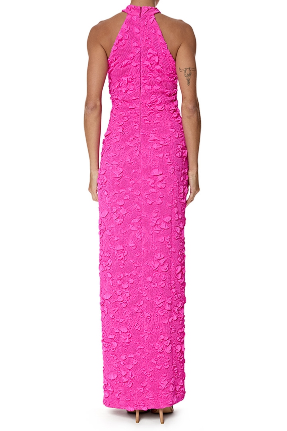 Vestido Longo Crepe Rosa - DG76929 Patricia Bonaldi / PatBo