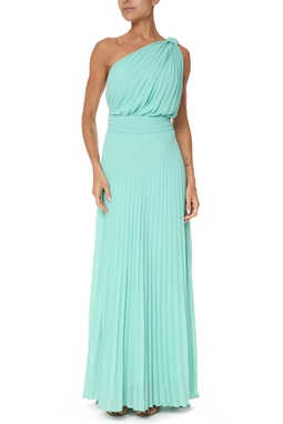 Vestido Longo Crepe Verde