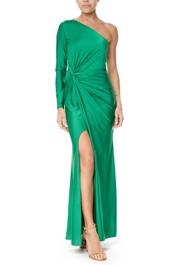 Vestido Longo Jersey Verde