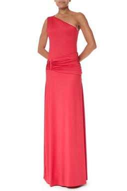 Vestido Longo Jersey Vermelho