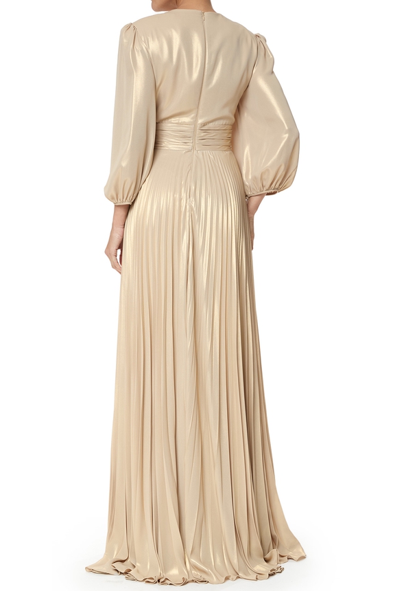 Vestido Longo Lurex Dourado - DG75730 Patricia Bonaldi / PatBo