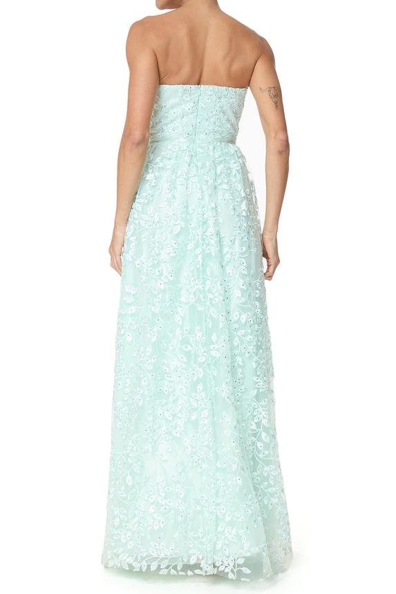 Vestido Longo Renda Verde - DG75777 Marieta