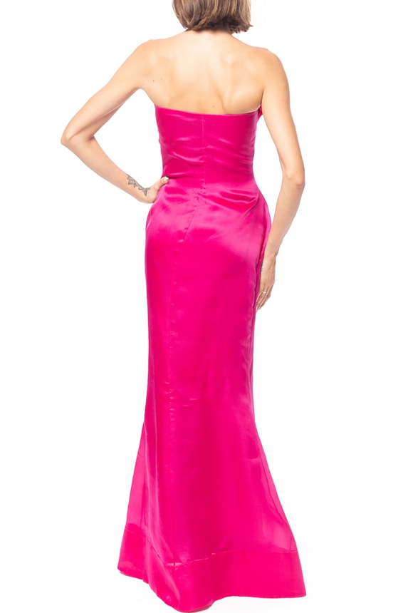 Vestido Longo Zibeline Rosa - DG40802 Vivaz