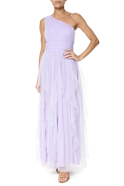 Vestido Longo Tule Roxo