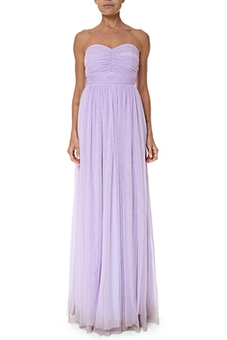 Vestido Longo Tule Roxo