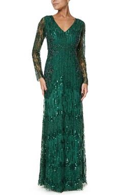 Vestido Longo Tule Verde