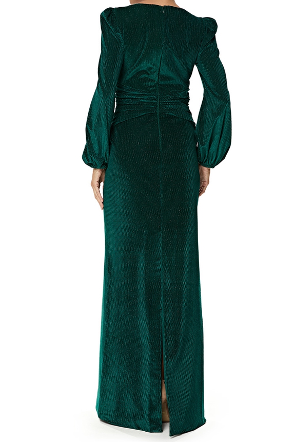 Vestido Longo Veludo Verde - DG76814 Patricia Bonaldi / PatBo