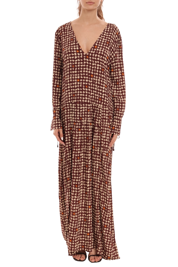 Vestido Longo Viscose Estampado - DG38131 Animale