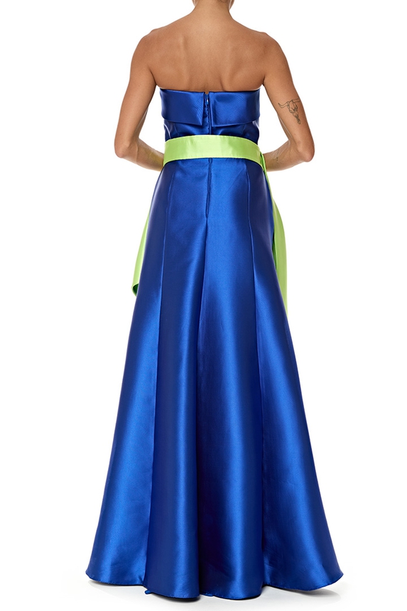 Vestido Longo Zibeline Azul - DG76827 Blessed