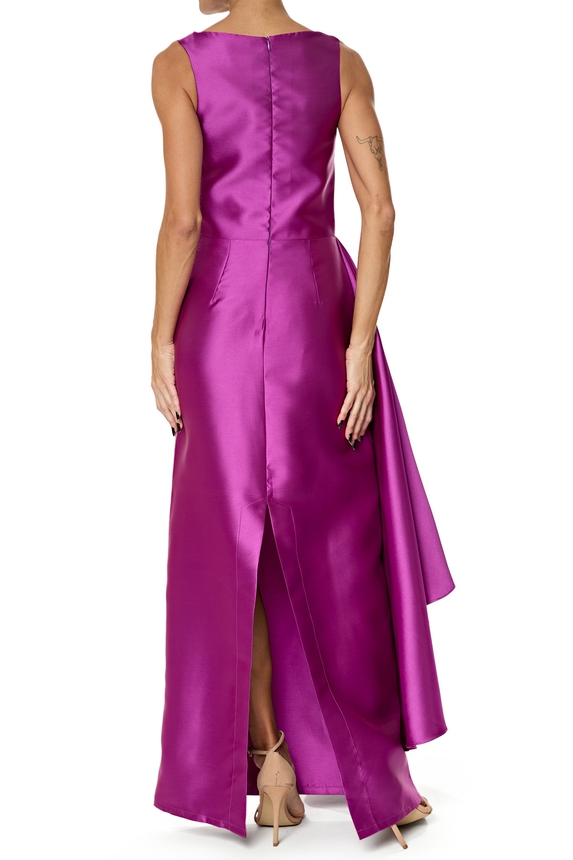 Vestido Longo Zibeline Rosa - DG76184 Essential Collection