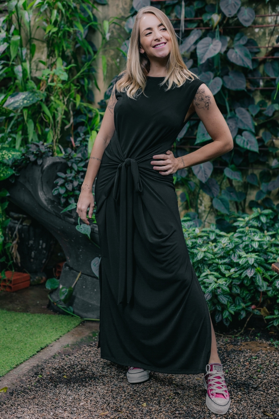 Vestido Mia Preto Atempoá