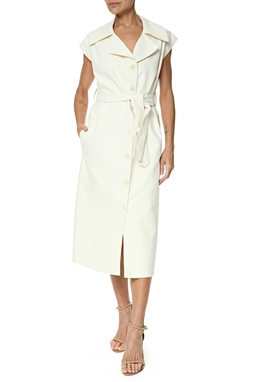 Vestido Midi Algodão Estampado