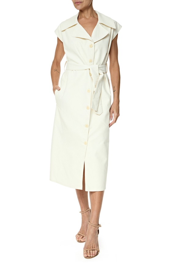 Vestido Midi Algodão Estampado - DG76343 Reinaldo Lourenço