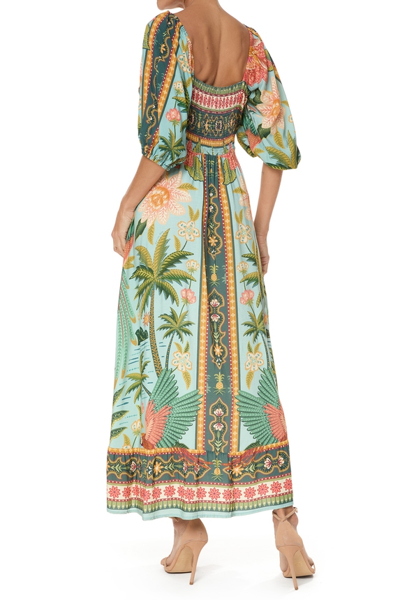 Vestido Midi Viscose Estampado - DG76048 Farm