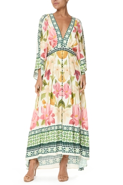 Vestido Midi Viscose Estampado