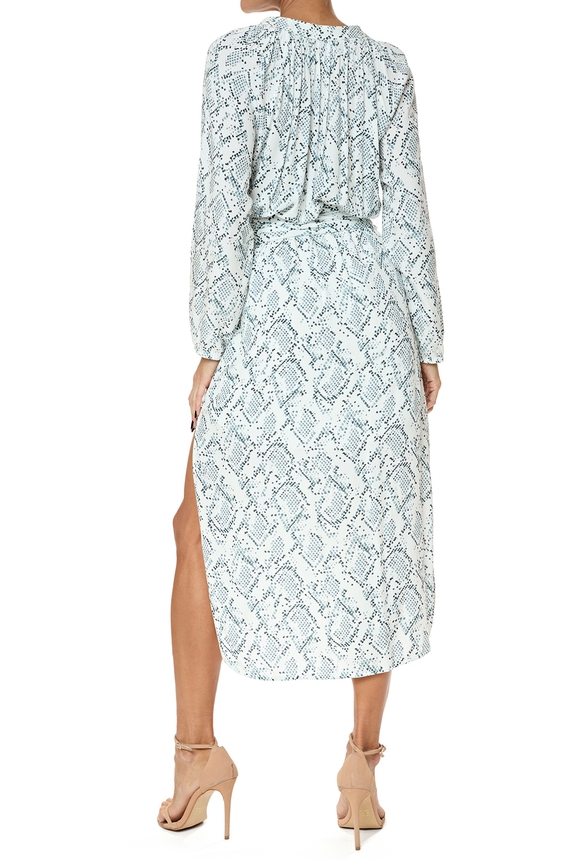 Vestido Midi Viscose Estampado - DG76148 Vix