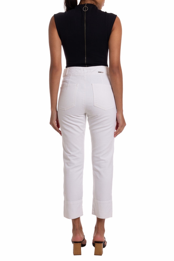 Calça Skinny Algodão Branco - DG25292 Animale