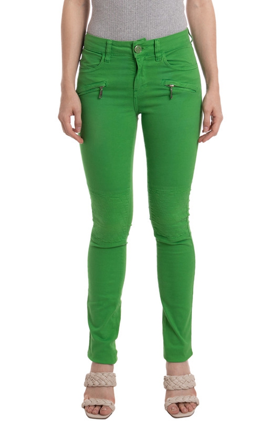 Calça Skinny Algodão Verde - DG24816 Animale