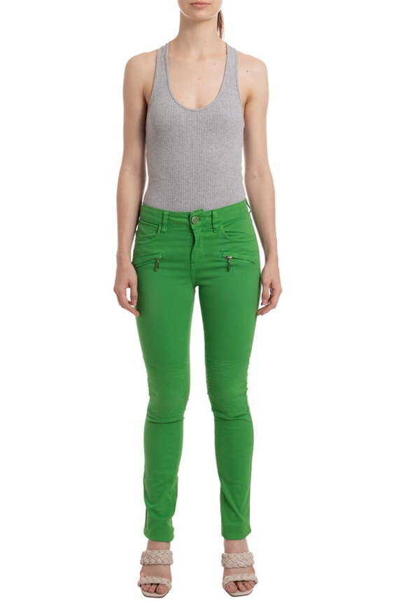 Calça Skinny Algodão Verde - DG24816 Animale