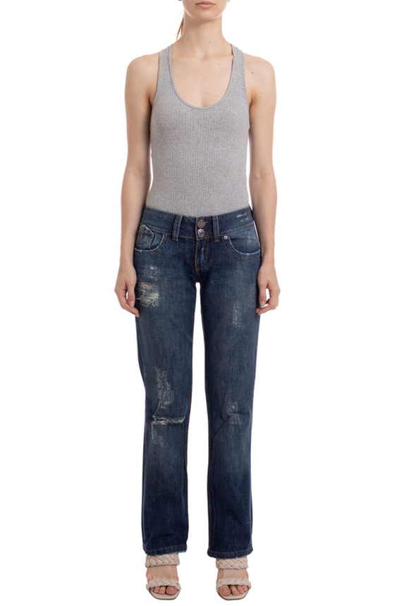 Calça Reta Jeans Azul - DG23972 Animale