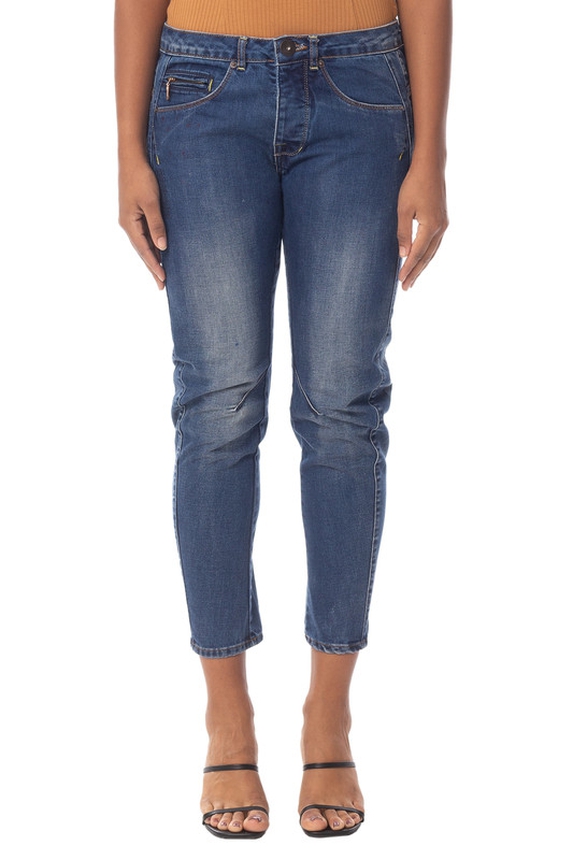 Calça Reta Jeans Azul Marinho - DG24657 Animale