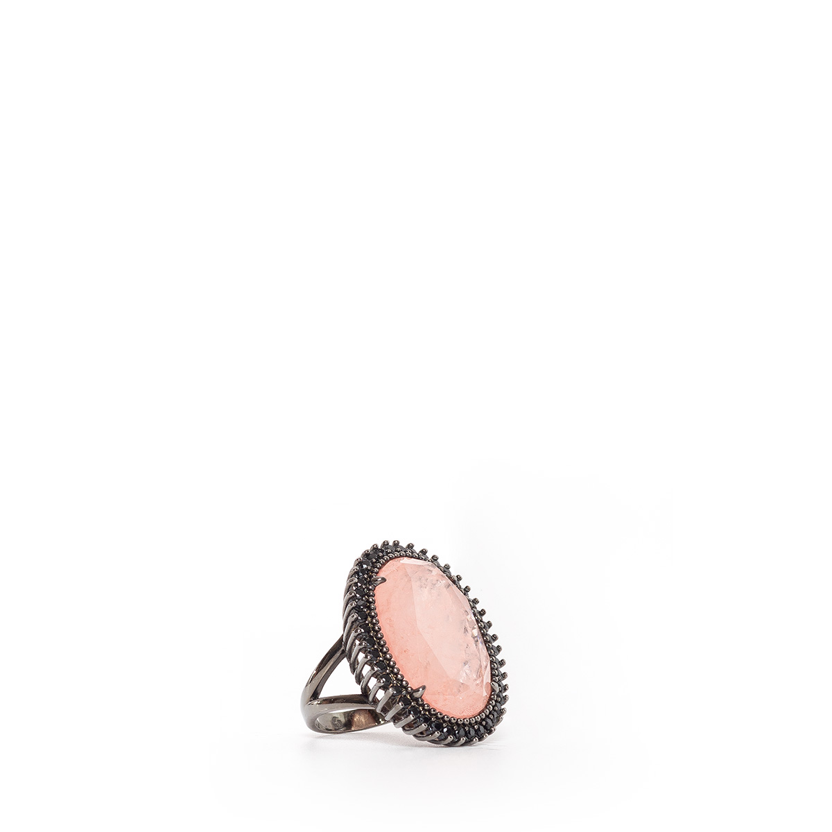 Anel Metal Rosa