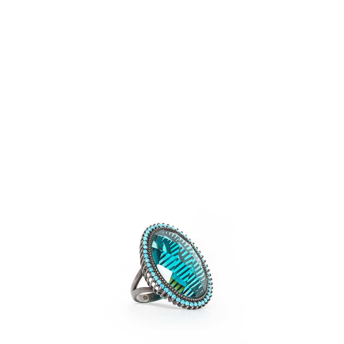 Anel Metal Verde