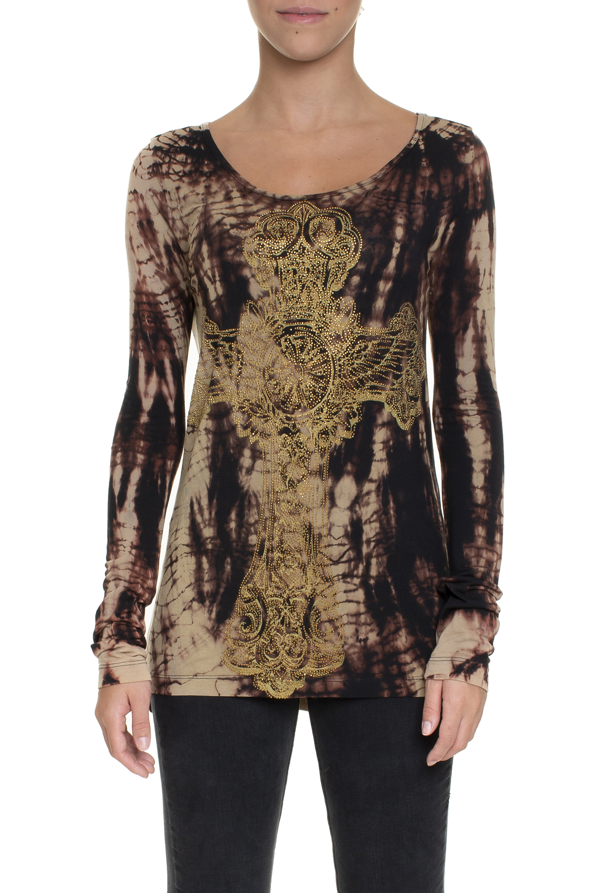 Blusa Manga Longa TieDye