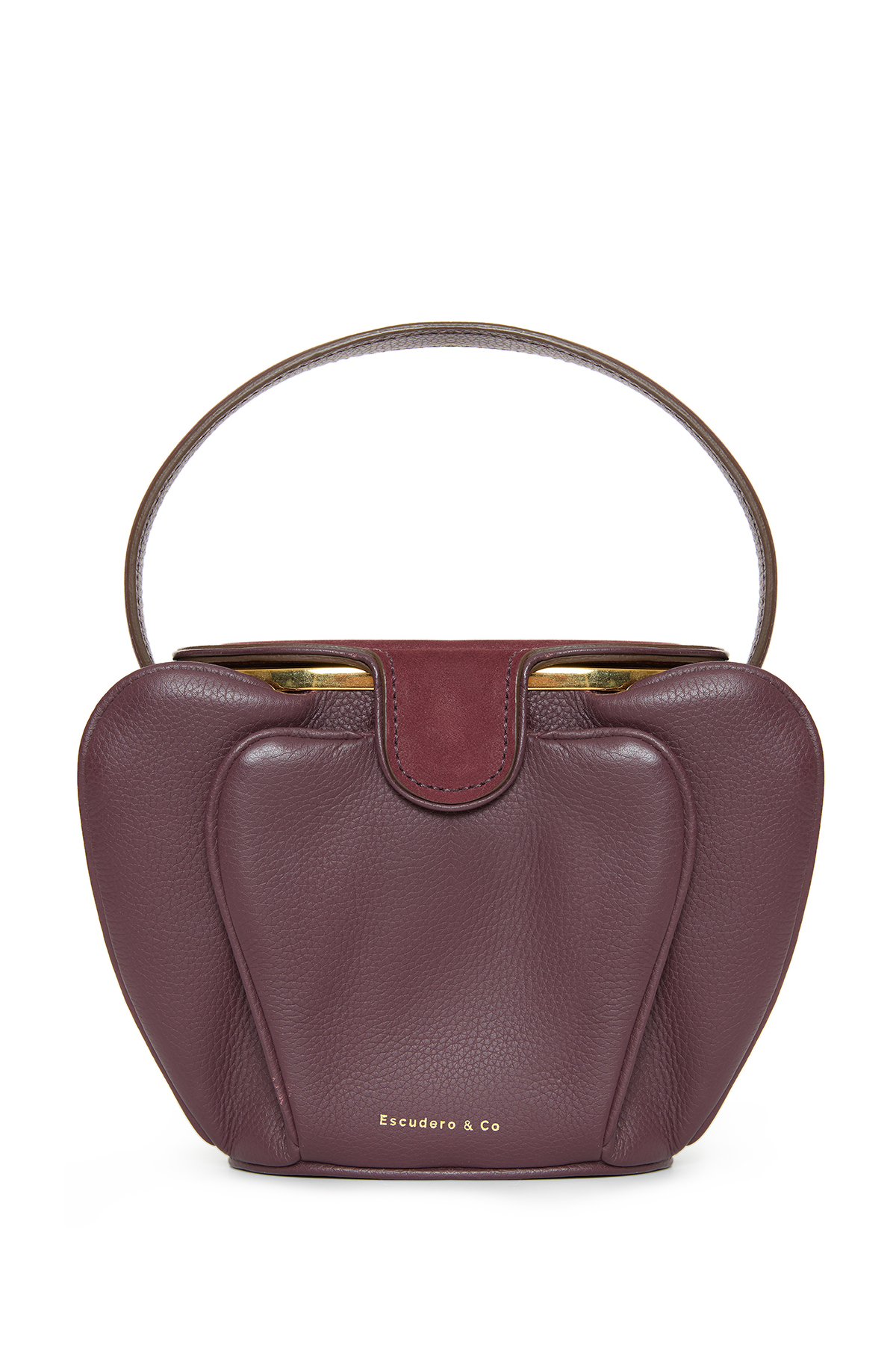 Bolsa Couro Roxo