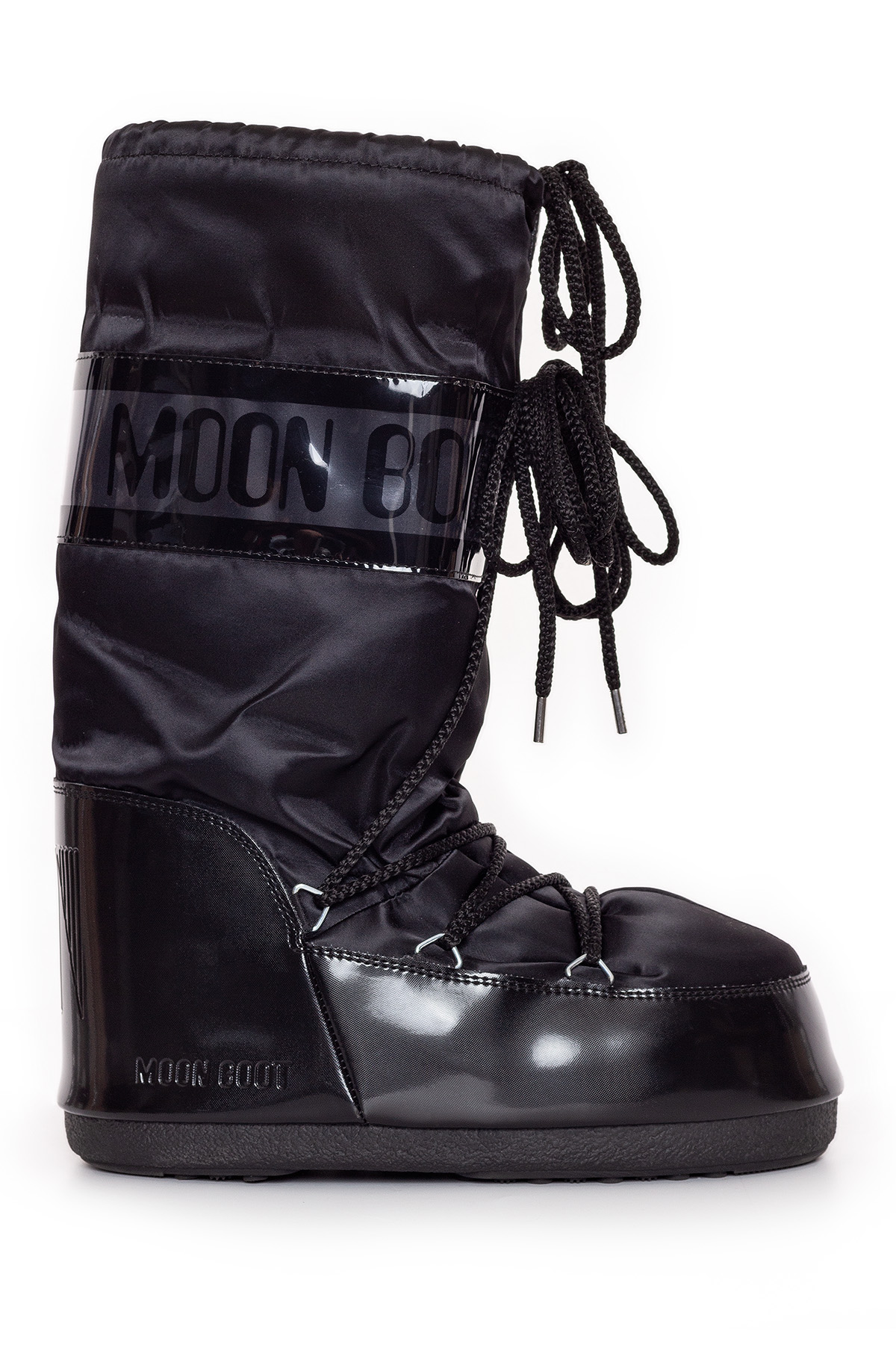 Bota Para Neve Nylon Preto