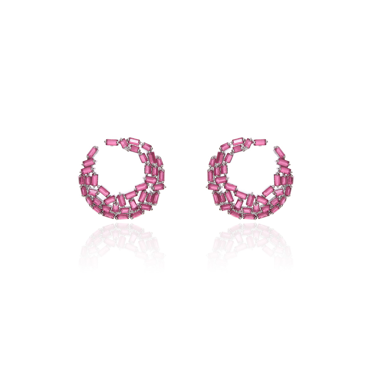 Brinco Metal Rosa
