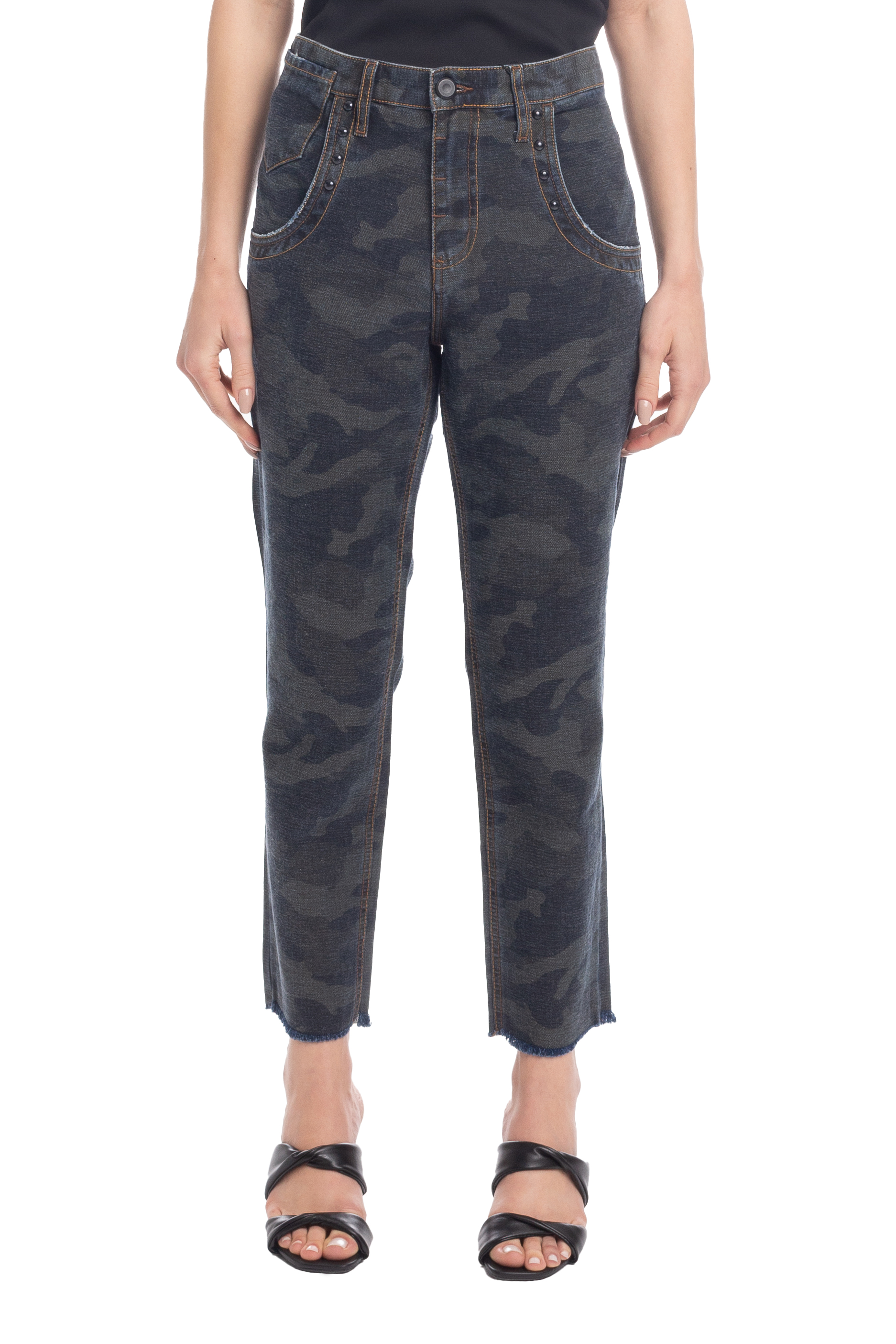 Calca Boyfirend Jeans Estampado