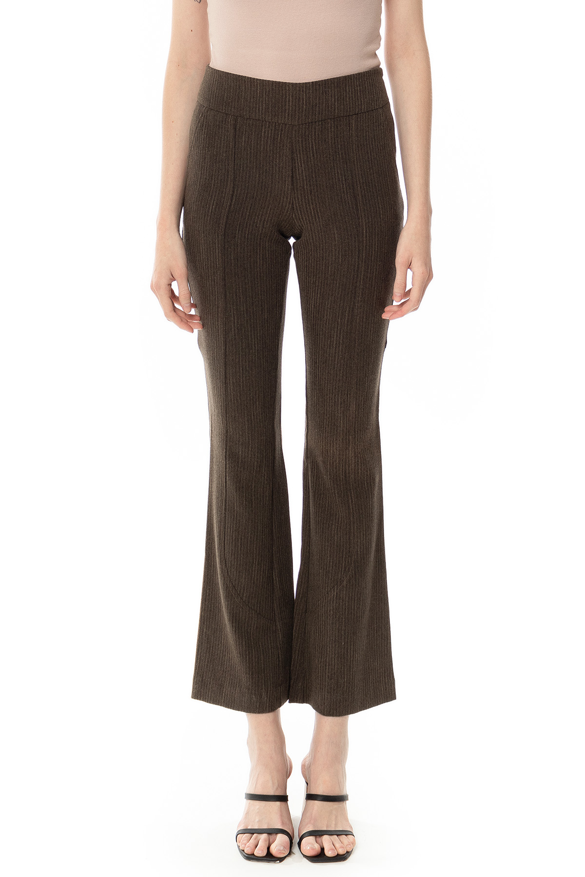 Calça Flare Viscose Verde