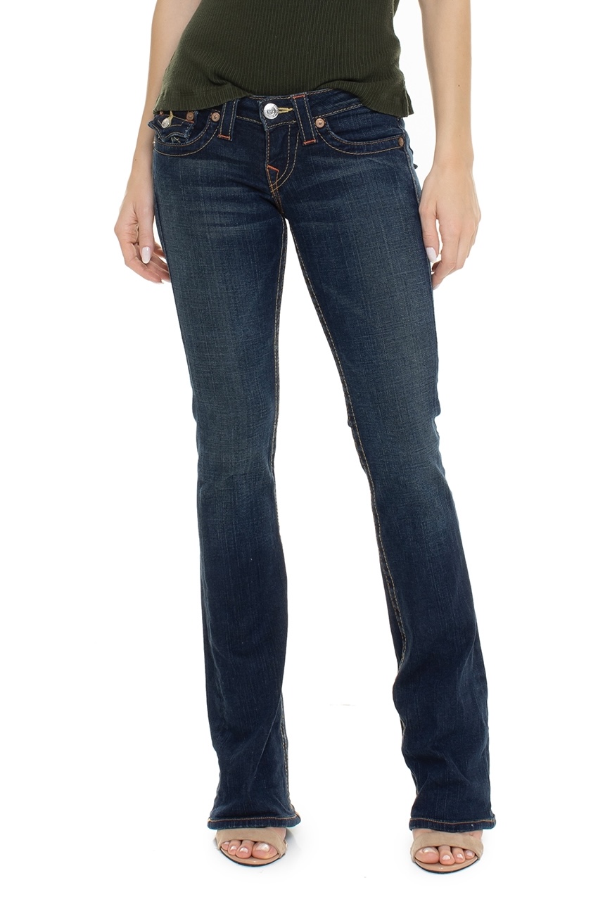 Calça Jeans Escura Flare