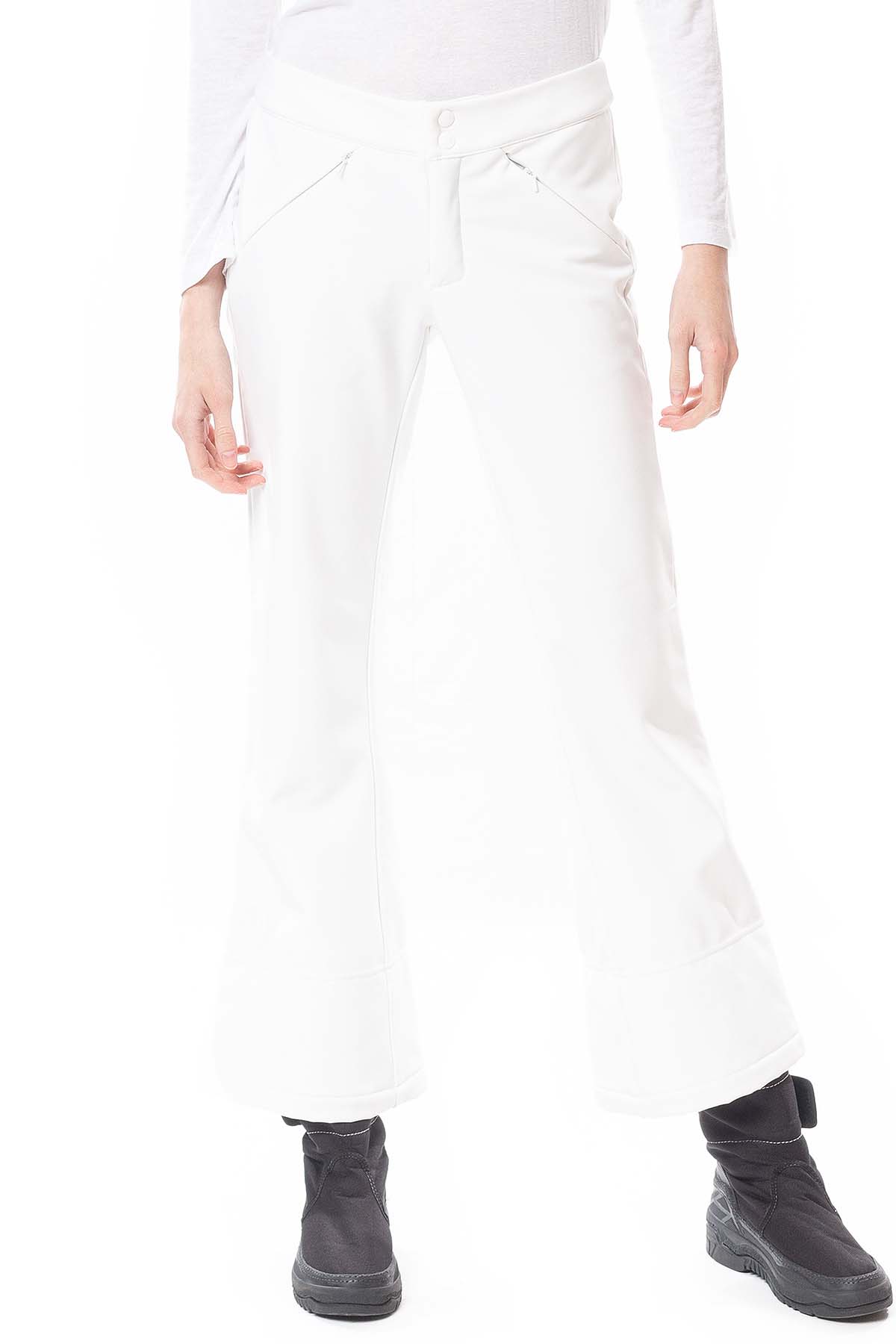 Calça Reta Nylon Branco
