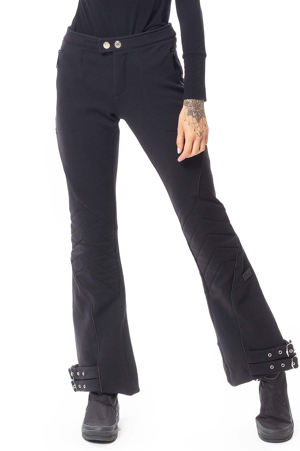Calça Reta Nylon Preto