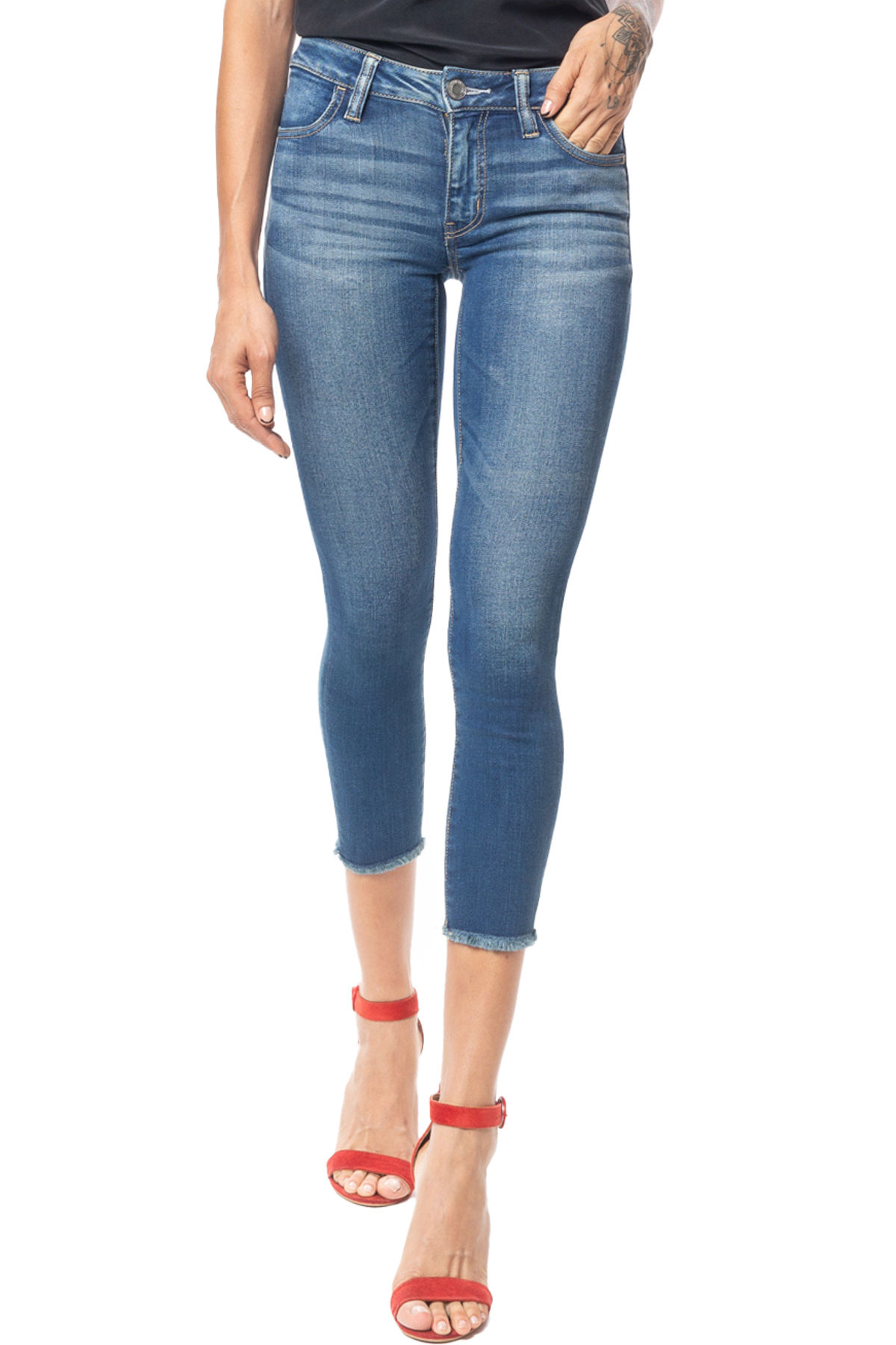 Calça Skinny Jeans Azul
