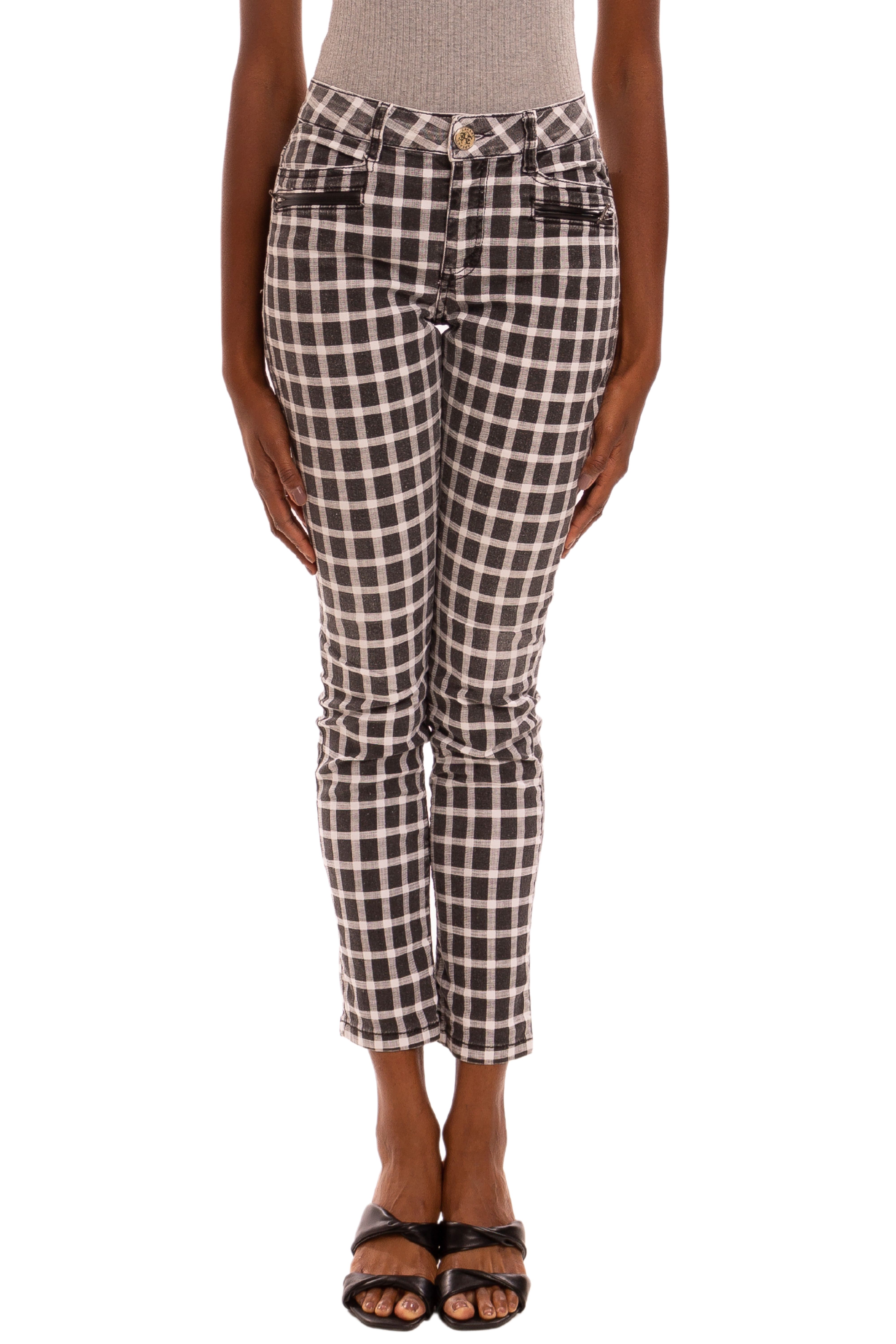Calça Skinny Jeans Estampado
